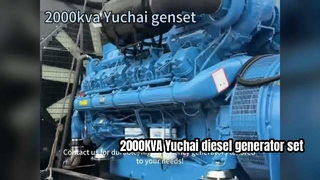 Hochleistungs-Yuchai 2000KVA offener Dieselgenerator | Zuverlässige 1600-kW-Hauptstromquelle, hergestellt