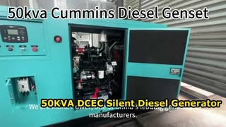 Dieses leise 50-kVA-DCEC-Dieselaggregat ist auf maximale Zuverlässigkeit und Händlerrentabilität ausgelegt