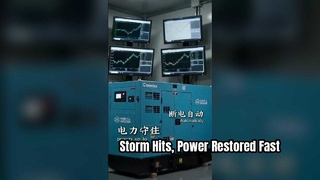 Stromausfall bei extremem Wetter | MBKL POWER Backup-Generator stellt kritische Wetterstation wieder her